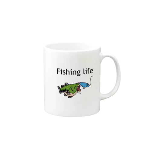 Fishing life goods マグカップ