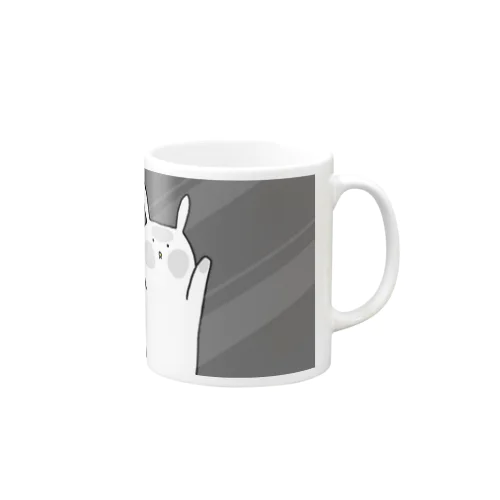 うさぎに見つめられるまぐかっぷ Mug