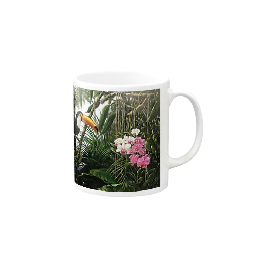 楽園　（オニオオハシ×熱帯ジャングル） Mug