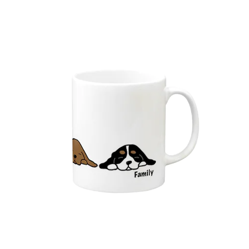 キャバリア Family＊cavalier_mug マグカップ