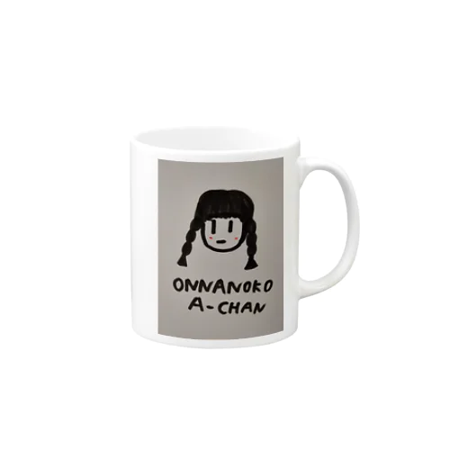 ONNANOKO A-CHAN　女の子　Ａちゃん Mug