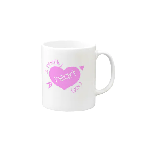 i really heart you デザイン Mug