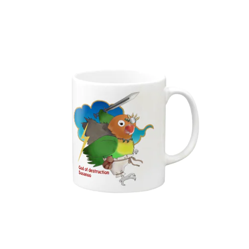 ルリコシボタンインコ（破壊神スサノオ） Mug