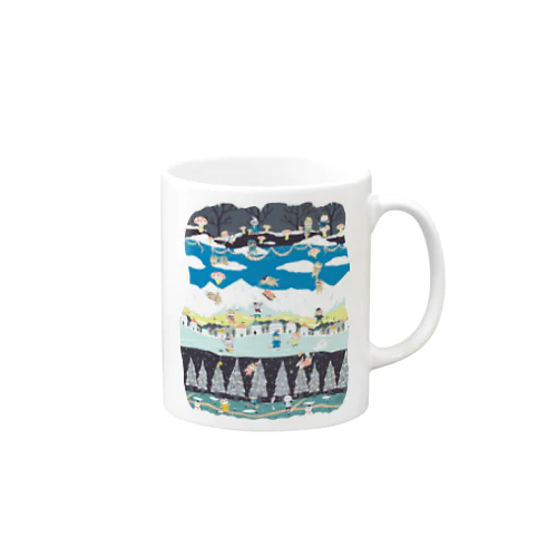 スコホ雪山 Mug