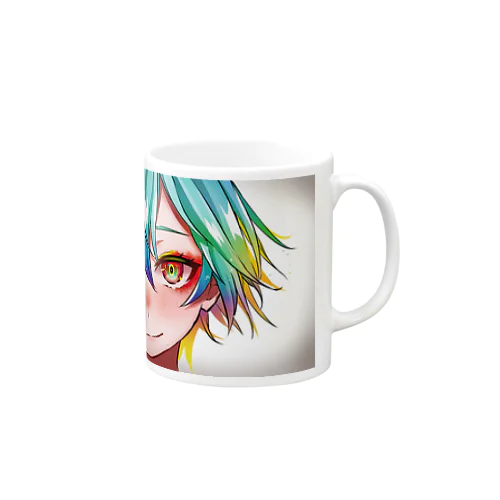 目の輝き Mug