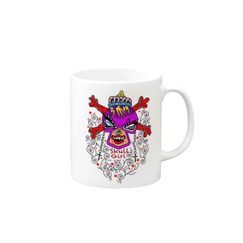 skull girl Mug