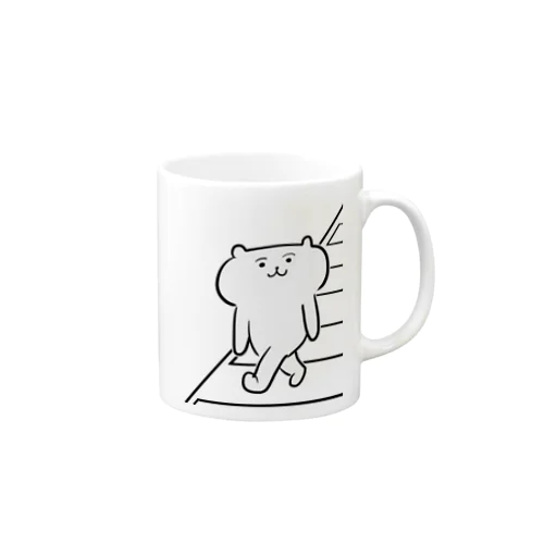 横断する猫さん Mug