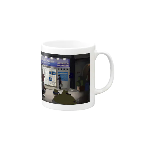 近所のコインランドリー Mug