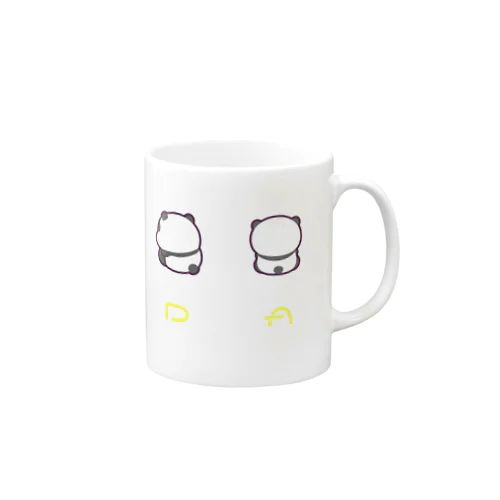 回転パンダくん Mug