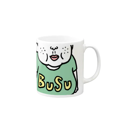 憎めないブス顔マグ男 Mug