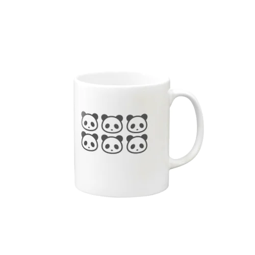 パンダ大量発生 Mug