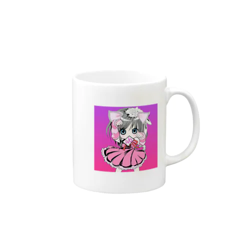 キュートなしろ(´・ω猫) Mug