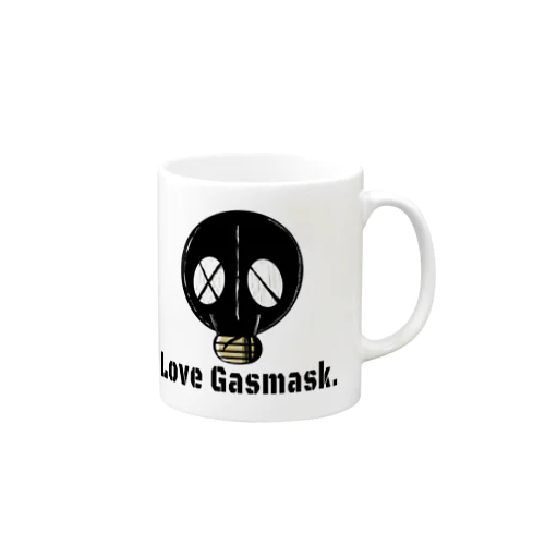 Love Gasmask. マグカップ