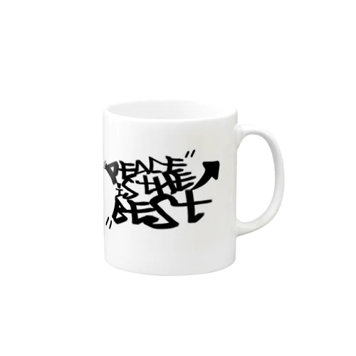 PEACE IS THE BEST Mug