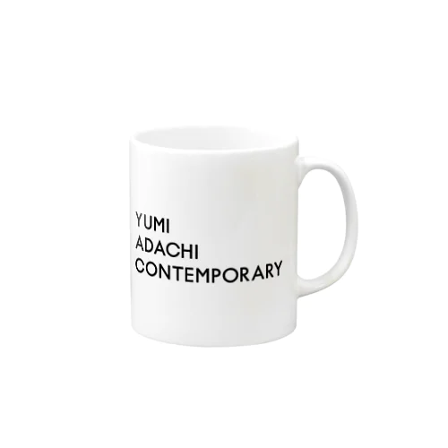 YUMI ADACHI CONTEMPORARY LOGO マグカップ