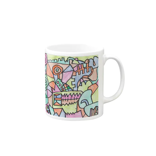 小さな画伯の抽象画 Mug