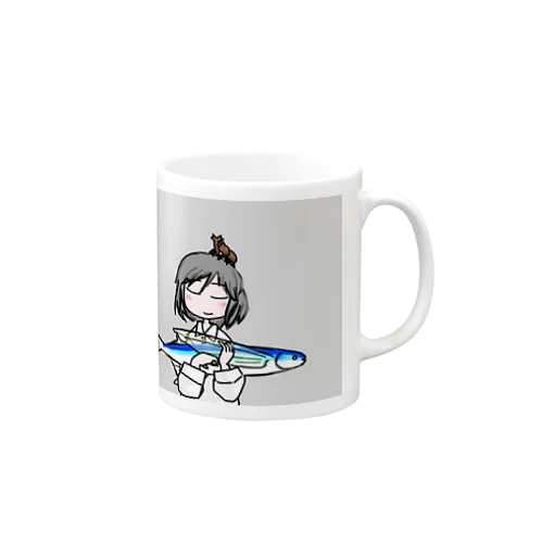 トビウオと人 Mug