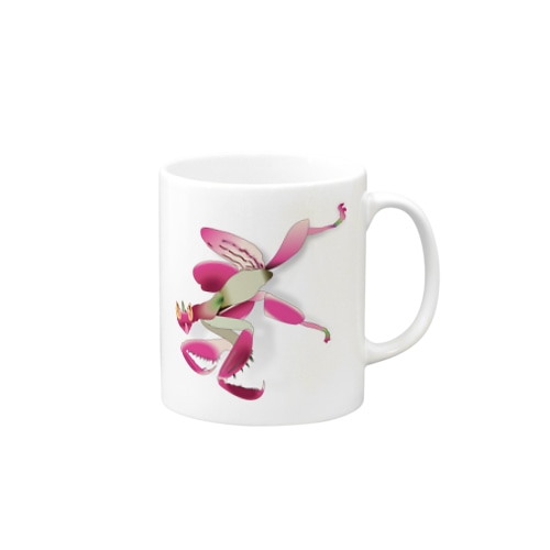 いたずらデザイン(ちょっとハナカマキリついてますよ) Mug