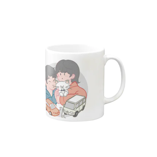 わたなべ夫婦とシェリ（サークル） Mug