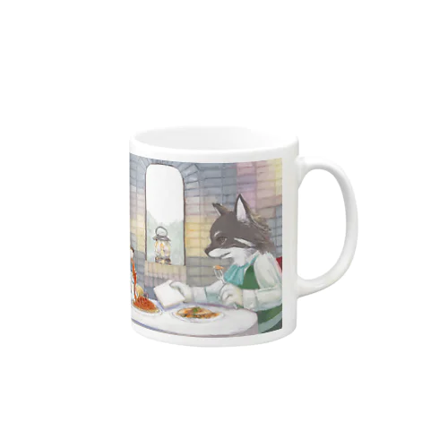 ポッツァレラとリチャード(チワワ) Mug