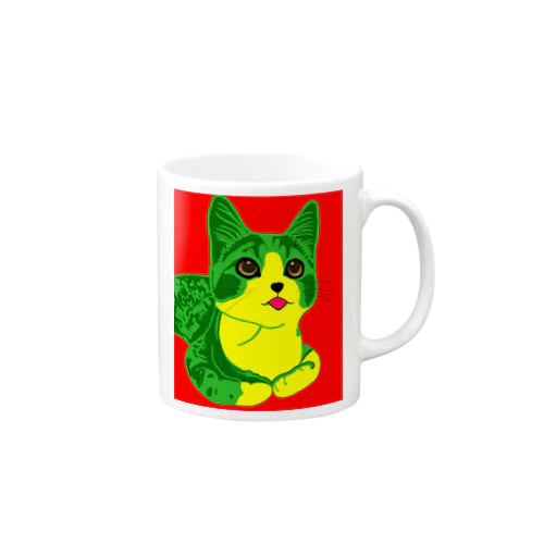 カラフル猫 Mug