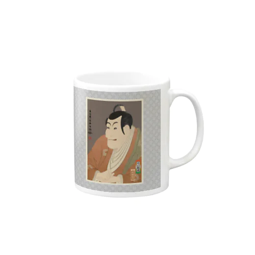 市川鰕蔵の竹村定之進 Mug