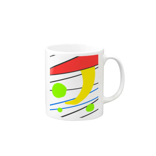 夢と現実 Mug