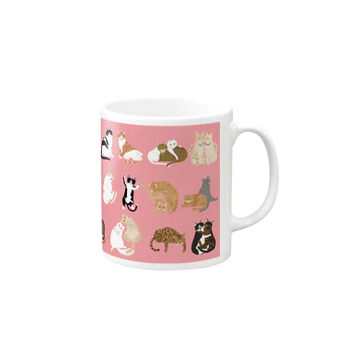 猫ちゃんマグカップ（ピンク） Mug