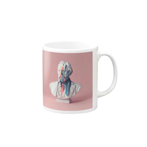 paint on Gypsum statue [11]  Mug