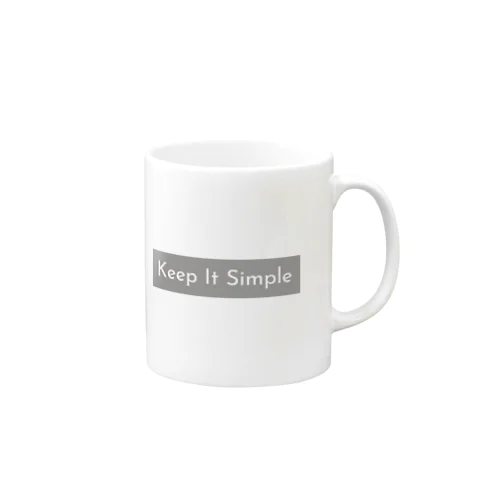 Keep It Simple シリーズ グレー Mug