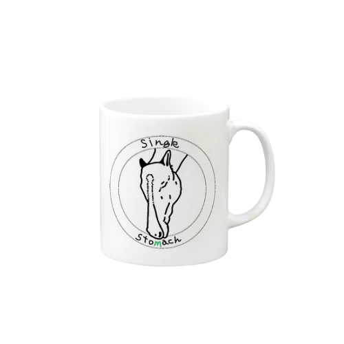 シンプル馬グカップ Mug