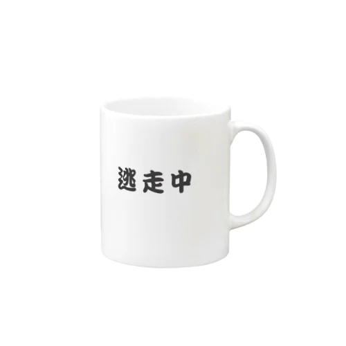 逃走中! 黒文字ロゴ Mug