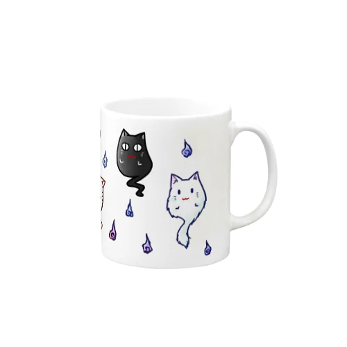 ねこゆうれい Mug