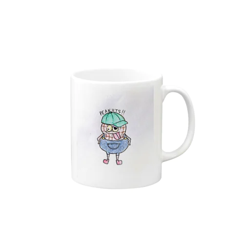 ぴーなつくん。 Mug