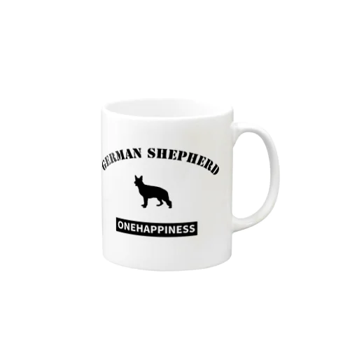 ジャーマン・シェパード　ONEHAPPINESS Mug