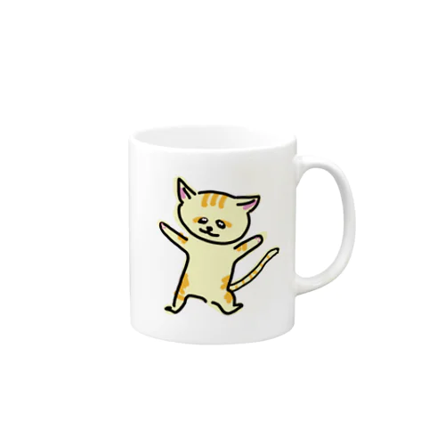 踊るスナネコ Mug