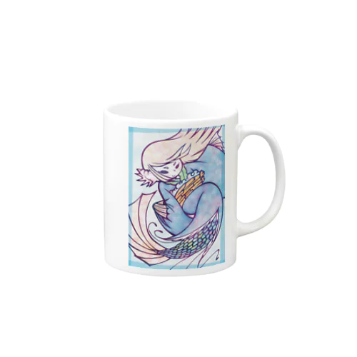 海のお着物 Mug