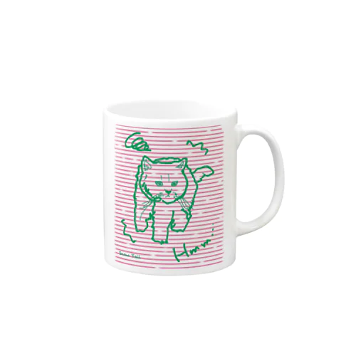 ふきげんにゃんこ Mug