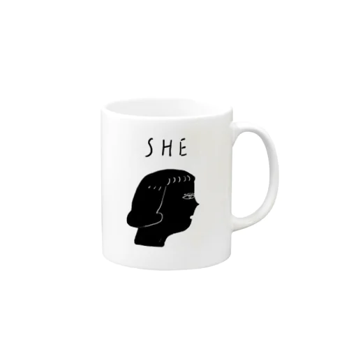 ペアマグカップ（she） Mug