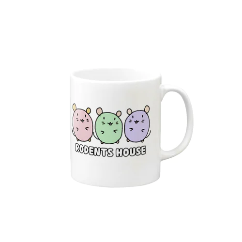 29色🌈RODENTS HOUSE🐹🐭げっしLOVE Mug