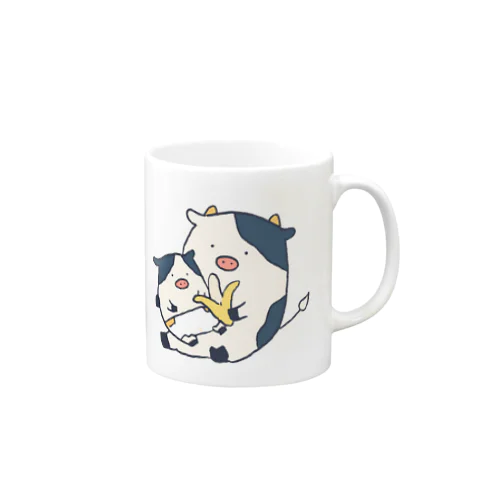 親子うし Mug