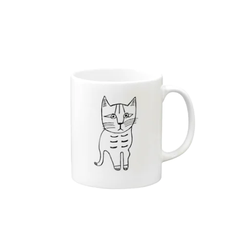 ねこの様子 Mug