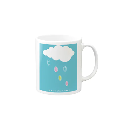 雲と水晶（カラー） Mug