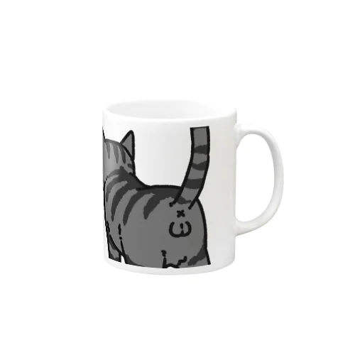 ねこけつω（サバトラ、アップ） Mug