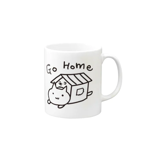 ゆるいねこ　「go gome」 マグカップ