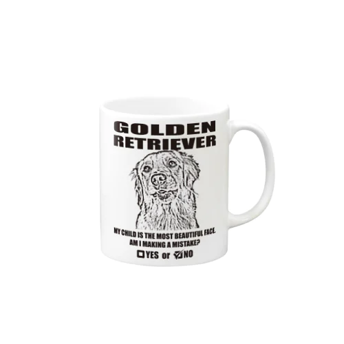 GOLDEN RETRIEVER(PL16GL5001) マグカップ
