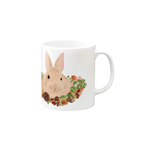 ふわふわウサギ Mug