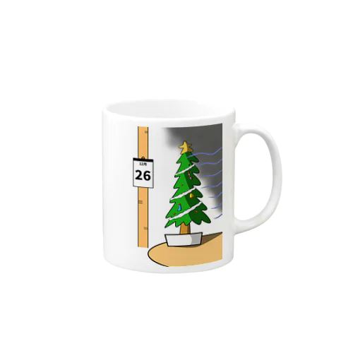 クリスマスの終わり Mug