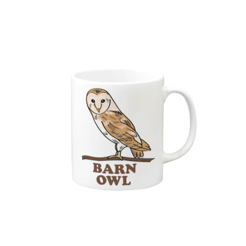 BARN OWL -メンフクロウ- マグカップ