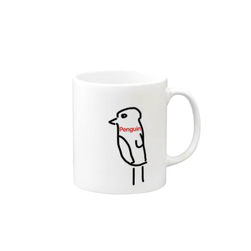 神のペンギン Mug